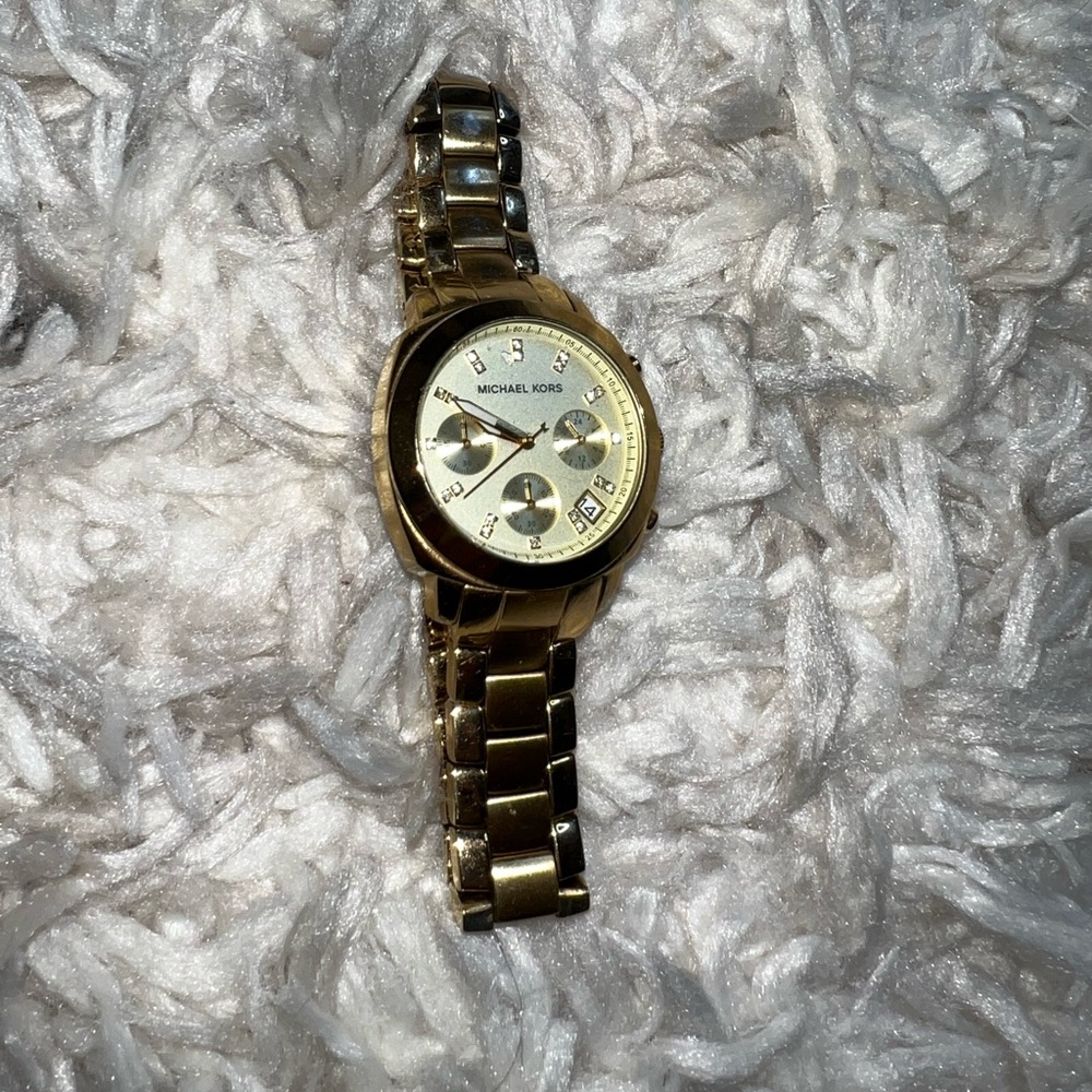 Michael Kors MK5123 Women’s Gold Stainless Steel Analog Dial Quartz Watch - Picture 6 of 6